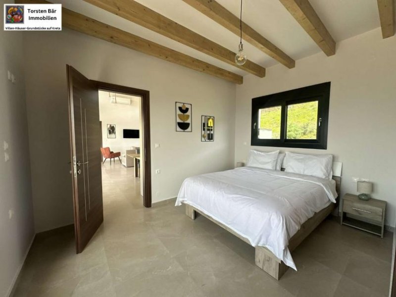 Saktouria Kreta Saktouria Villa ebenerdig mit Meerblick und priv. Pool Haus kaufen